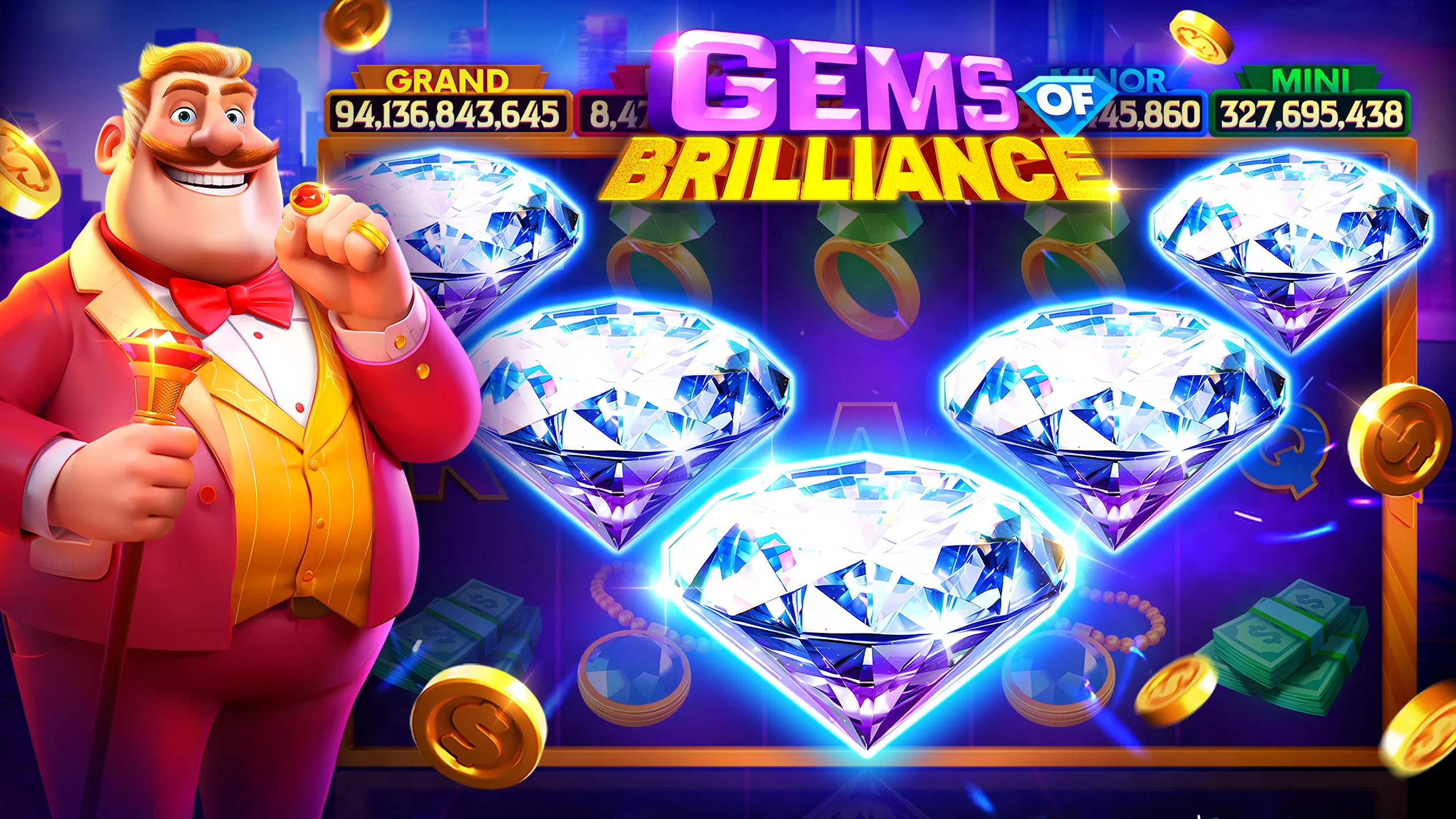 Captura de tela da interface de jogo principal do poker casino online